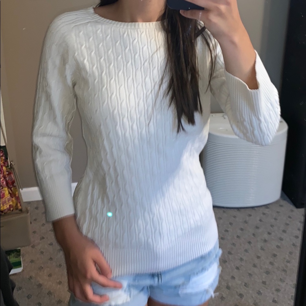 White sweater